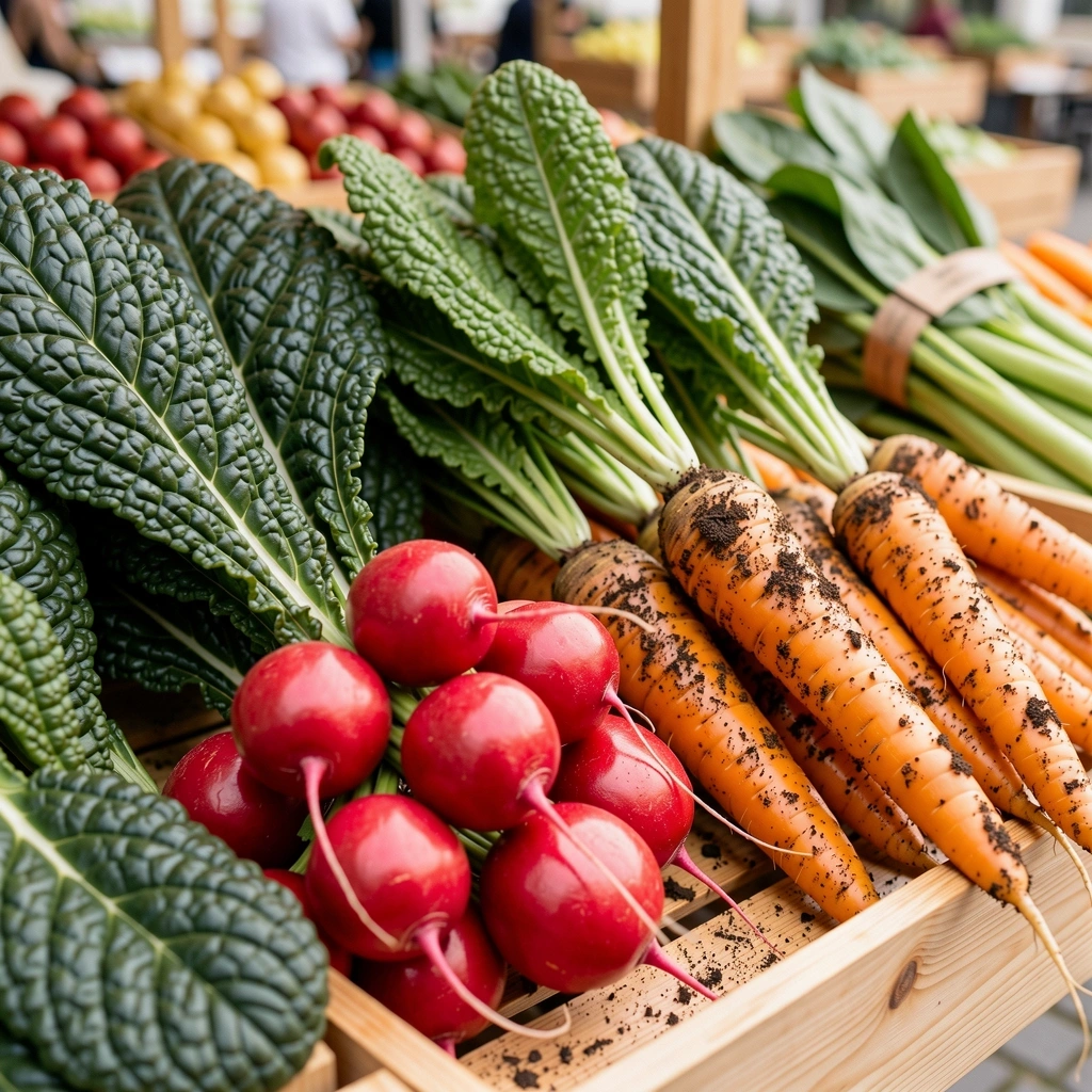 Frische Zutaten für gesunde Ernährung